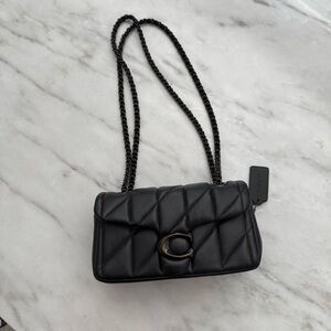 Coach Black Quilted Shoulder Bag